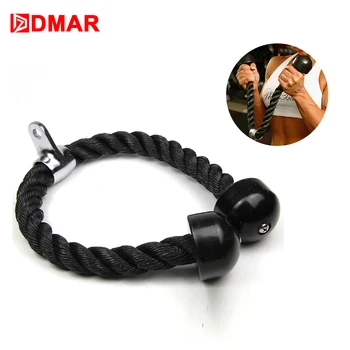 

DMAR Tricep Rope Push Pull Down Cord For Bodybuilding Exercise Gym Workout Fitness Exercise Body Equipment for Home or Gym