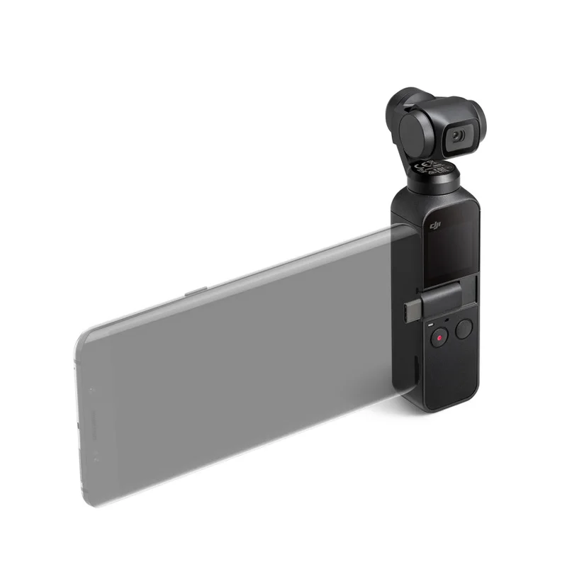 DJI Osmo карман как самый маленький 3 осевая стабилизированная для цифровой
