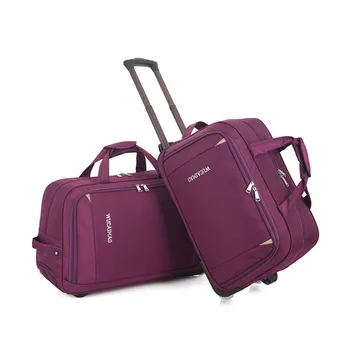 Fashion Women Trolley Luggage Rolling Suitcase Brand Casual Thickening Rolling Case Travel Bag on Wheels Luggage Suitcase cabin letrend korean trolley cute pink suitcase wheels cosmetic case women vintage leather travel bag retro password box cabin luggage