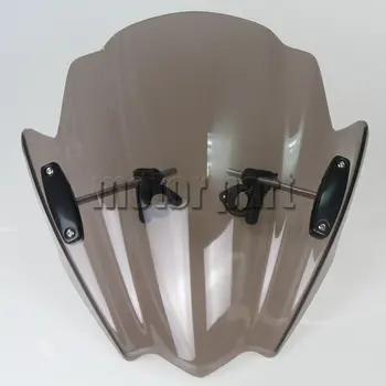 

Motorcycle Windshield For Ducati Streetfighter 848 Hypermotard 1100 EVO SP Diavel Carbon/AMG/Strada/Cromo Windscreen Smoke