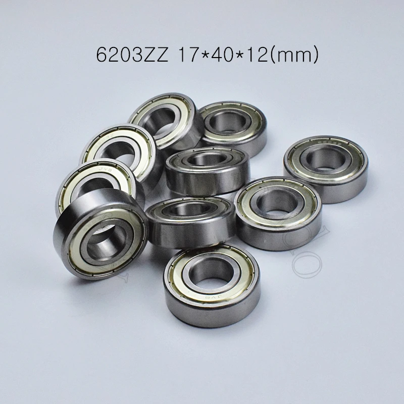 

Подшипники 6203ZZ 17*40*12 (мм), 1 шт., подшипники, металлические герметичные подшипники 6203 6203Z, подшипник с глубоким желобом из хромистой стали