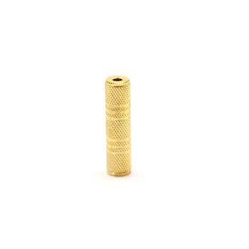 

New Female 3.5mm to Female Audio Adapter Connector Coupler Stereo F/F Extension Gold