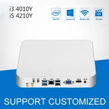 Mini PC Barebone Win 10 HD Graphics Mini Desktop Computador Intel Core i5 4200Y 4210Y Computer With Fan i3 4010Y 4020Y HTPC