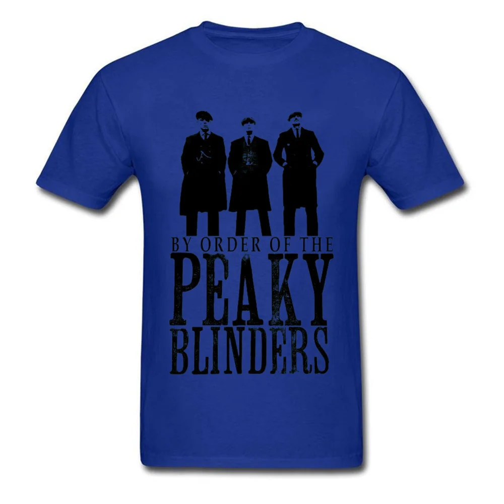 Peaky Blinders B Cotton Men's Short Sleeve Tops Shirts Normal Summer Top T-shirts Casual Tshirts New Design O-Neck Peaky Blinders B blue