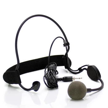 

3.5 mm Jack Male External Screw Lockable Headset Microphone Dynamic Mic Capsule For WH20TQG Wireless System Beltpack Transmitter