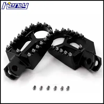

CNC Billet MX Foot pegs Footrests Pedals Footpegs For SUZUKI DRZ400SM 2005 2006 2007 2008 2009/2013-2017 Black Motorcycle