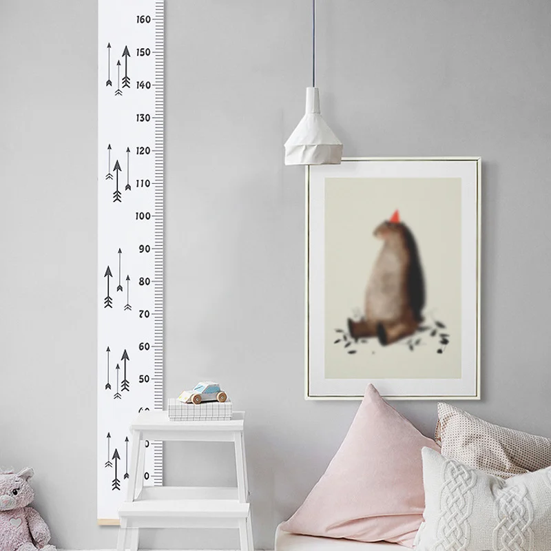 

Waterproof Height Measure Wall Hanger Kids Growth Chart Wall Tattoo for Nursery Room Decor FP8