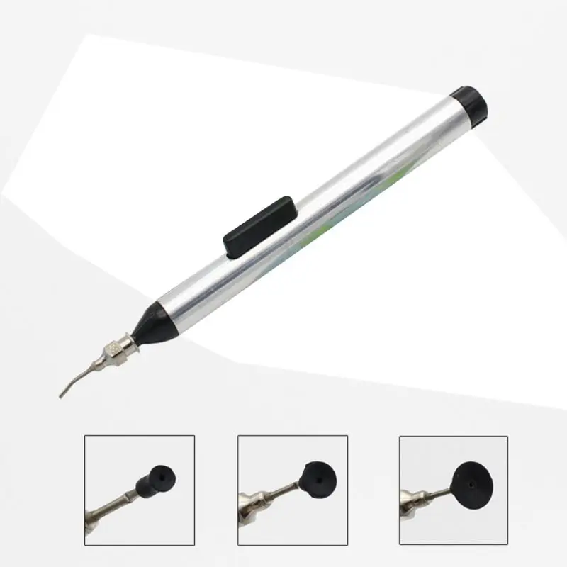 

Solder Picker Delicate Hand Tool Vacuum Sucking Pen 3 Sizes Header Vacuum Suction Pen Alternative Tweezers