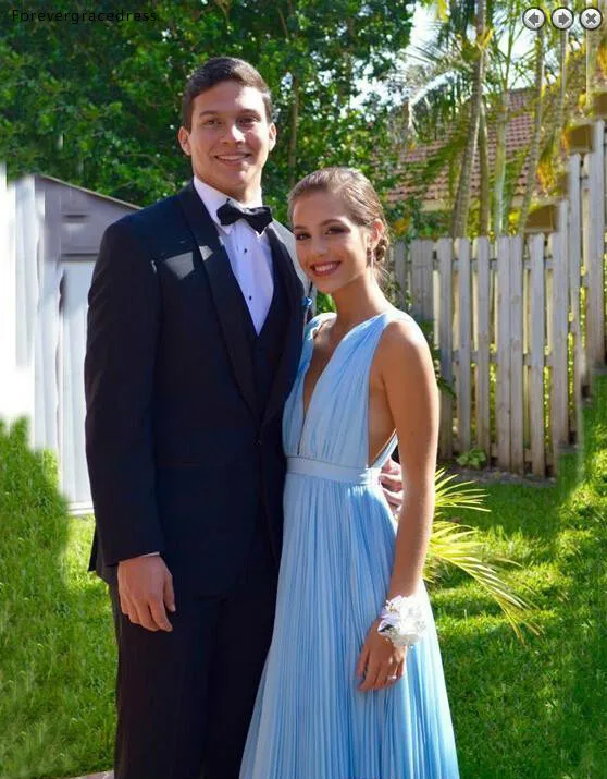 Sky Blue Summer Weddings Bridesmaids Dresses Cheap 2019 Sexy Deep V Neck Pleats A Line Wedding Guest Evening Prom Gowns BM0175  78 (6)