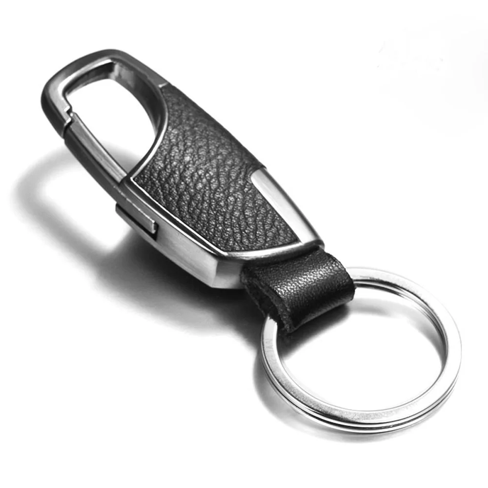 Мужской модный кожаный металлический брелок для машины брелок инновационные цепочки кольца для ключей держатель для мужчин лучший подарок