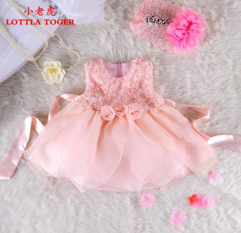 Robe De Bapteme Sans Manches Pour Bebe Fille Robe Tutu Pour Anniversaire Nouveau Ne 0 2 Ans Ete Livraison Gratuite Aliexpress