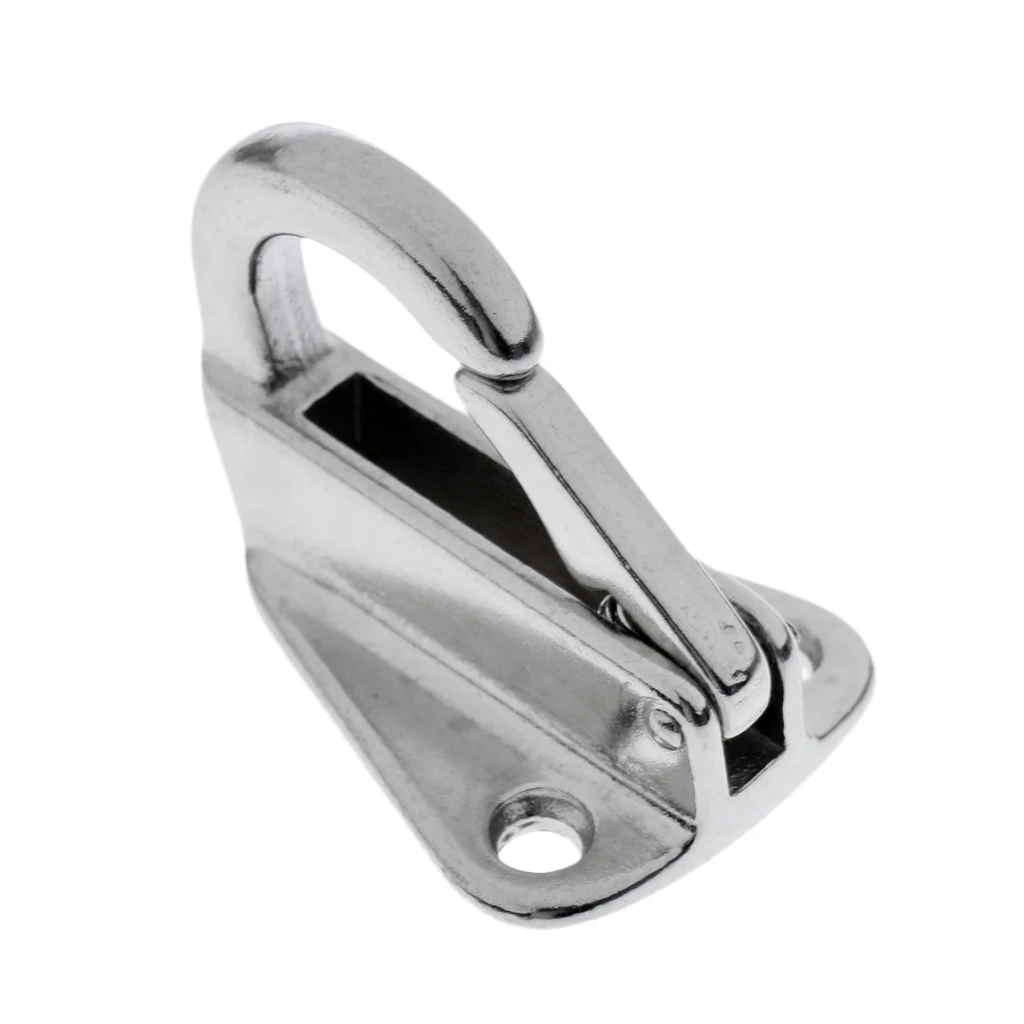 2 Pieces Stainless Steel 316 Fender Snap Hook Fending Hook Boat Ship Hardware 9mm