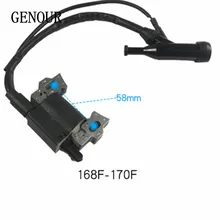 2-3KW 168F Gasoline Engine Ignition Coil Generator Parts 2500/3500 ef6600 185f carburetor gasoline engine generator parts in original high quality postage