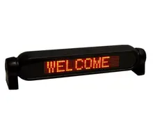 Car Sign Light Display red color 12V LED Message Digital Moving Scrolling With Remote Control 1pcs.