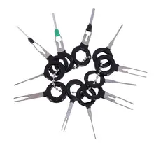 11 шт. авто разъем монтажная плата провода булавки удаления жгута терминал извлечения палочки разъем обжимной штырь назад иглы RemoveTool