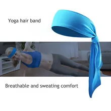 Йоги тренажерного зала повязка от пота на голову женские резинки для волос Йога, тренировки, фитнес, женская обувь для бега и тенниса высокое качество хлопок Налобные повязки для спорта