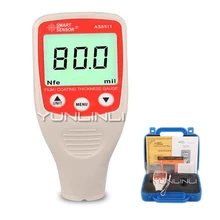 0~ 1700um цифровой тестер Толщина датчик Высокоточный измеритель толщины краски автомобиля Краски Толщина тестер Толщина датчик