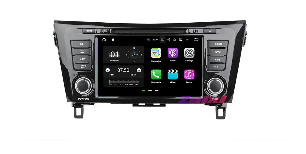 ZaiXi android автомобильный dvd gps мультимедийный плеер для Nissan Qashqai X-Trail 2013~ автомобильный dvd Навигатор Радио Видео Аудио плеер
