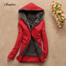 Sunfree 2016 New Hot Sale Fashion Women Warm Winter Hooded Coat Jacket Parka Overcoat Long Outwear Brand New High Quality Dec 1