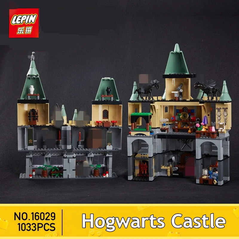 

IN STOCK 16029 1033Pcs Movie Series The magic hogwort castle set Children Educational Building Blocks Bricks Toys Model