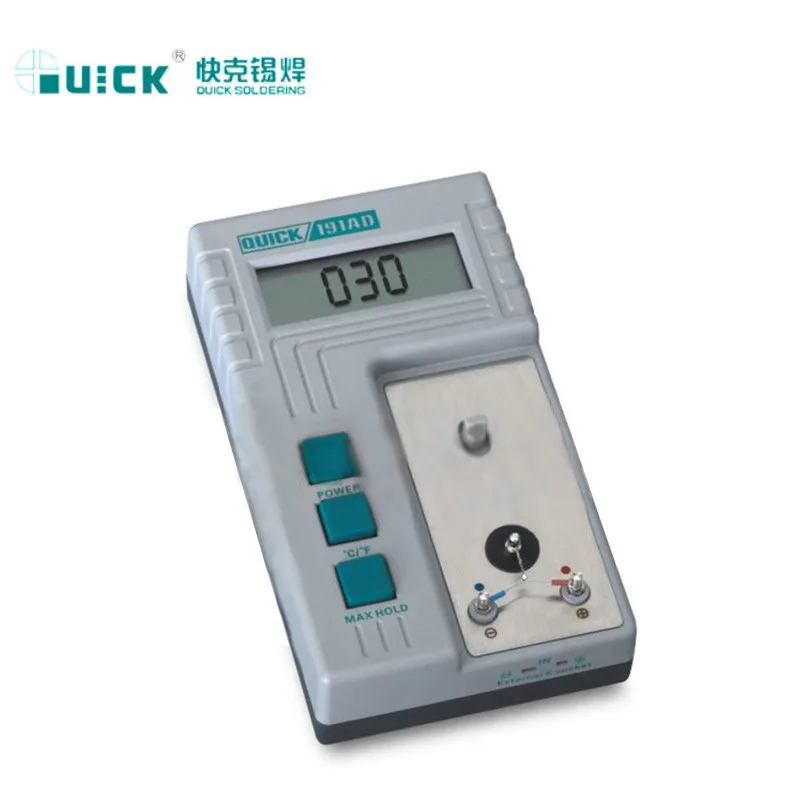 QUICK 191AD Thermometer Iron Tip Temperature Tester Typhoon Gun