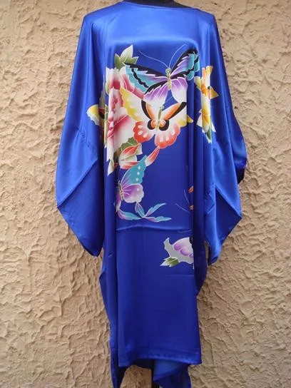 Black Ladies Robe Summer Casual Pajamas Chinese Women Rayon Sleepwear Kimono Bath Gown Nightgown Kaftan Yukata One Size M03