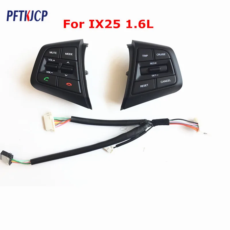 

Steering Wheel Button For Hyundai Creta IX25 1.6L 2.0L Buttons Cruise Control Volume Switch