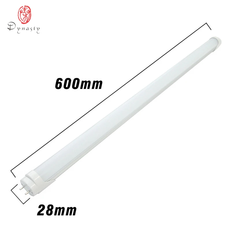 Dynasty LED T8 Tube 10W Replace of Traditional Ballast Fluorescent Lights 60CM 2Feet Energy Saving Fixture Garage Work Shop images - 6