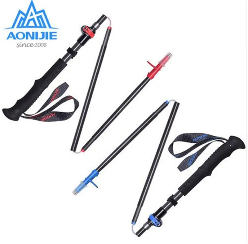 

AONIJIE Ultralight Walking Stick 5-Section Foldable Canes Carbon Fiber Walking Sticks Hiking Stick Baston Trekking Poles