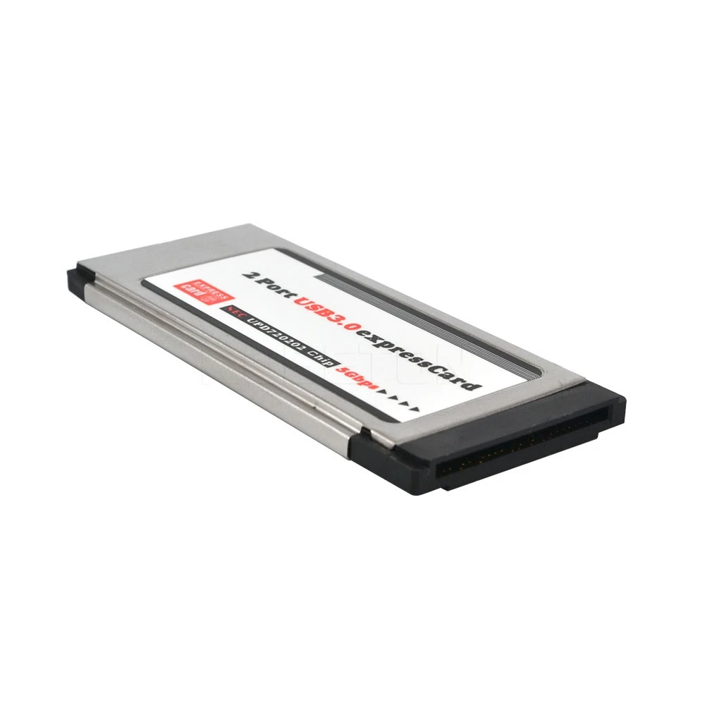 Kebidumei PCI Express Card, ExpressCard USB 3,0 2 Порты и разъёмы адаптер 34 мм Экспресс-карты конвертер