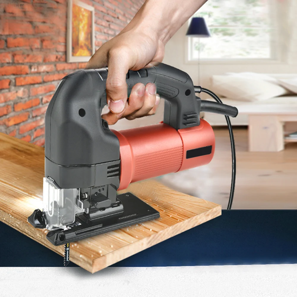 

Multi-purpose Electric Handheld Curve Jig Saw Power Tools Scroll Saw Kit DIY Woodworking Cutting Thin Metal Plates 220V 670W