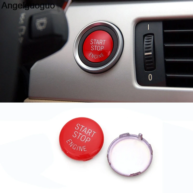 Car Engine Start Stop Switch Button Replace Cover For BMW 1 3 5 Series
