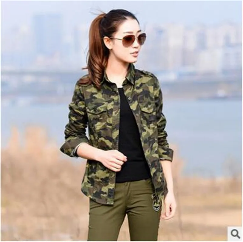 blusa camuflaje mujer