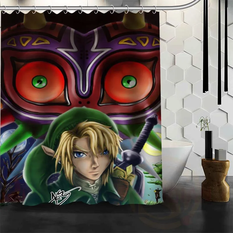 ShunQian Custom The Legend of Zelda Shower Curtains Polyester ...