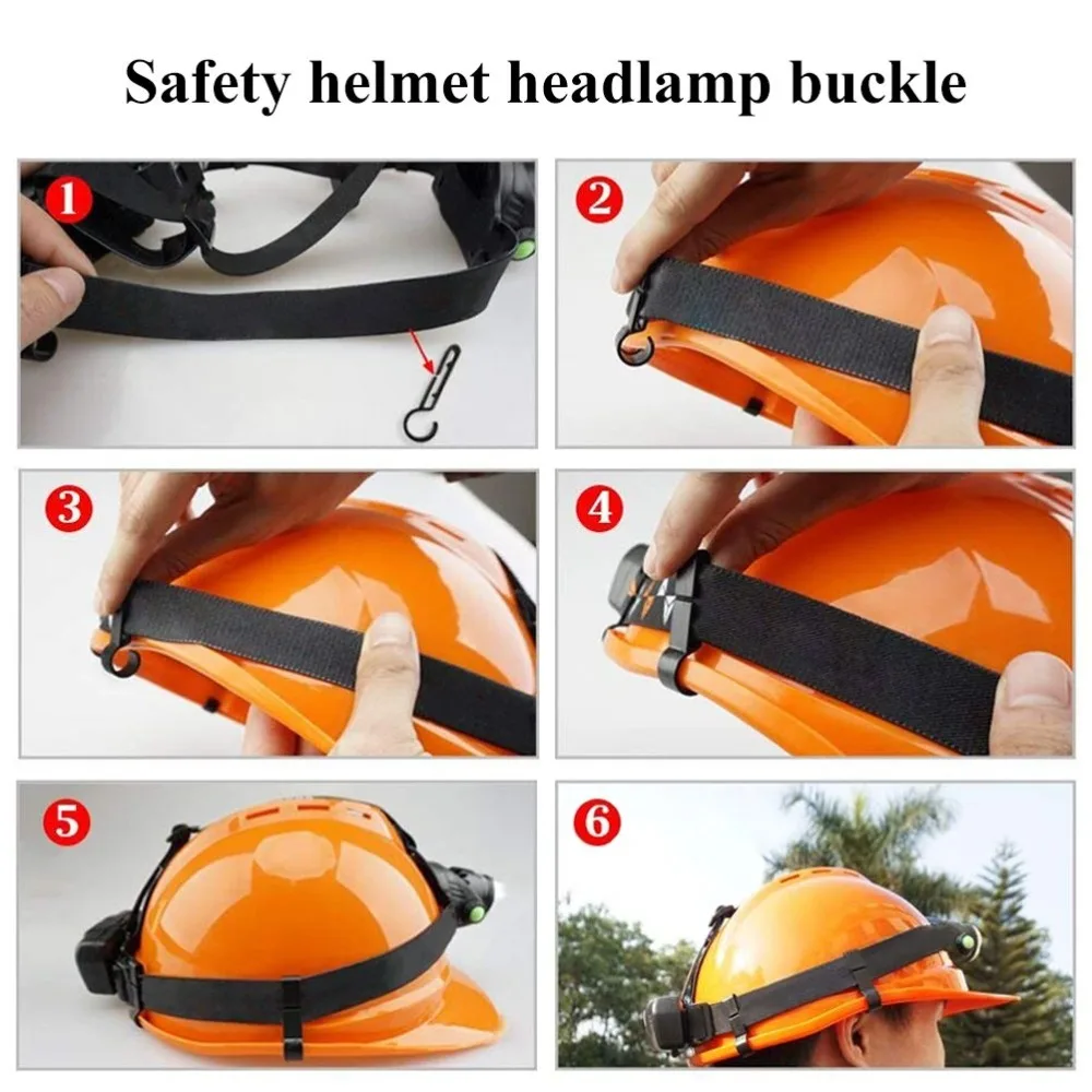 ardhat Clips, Vankcp Helmet Plastic Clips Hook Suitable for Various Headlamp and Hard Hat