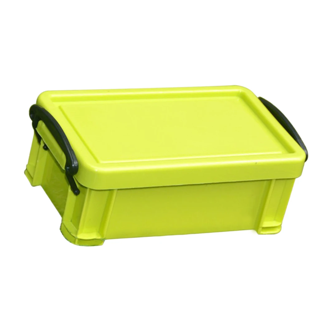 Home Furnishing Consealed 0.5L Latch Storage Box  Kitchen Garage Organizer Jewelry Case Container Set, Lided