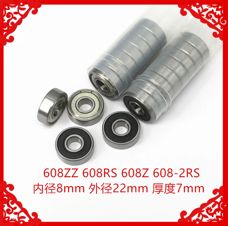 Abec11 608 2rs Fast Speed Skates Bearing 608 Inline Skates Bearing Scooter Wheel Miniature Ball