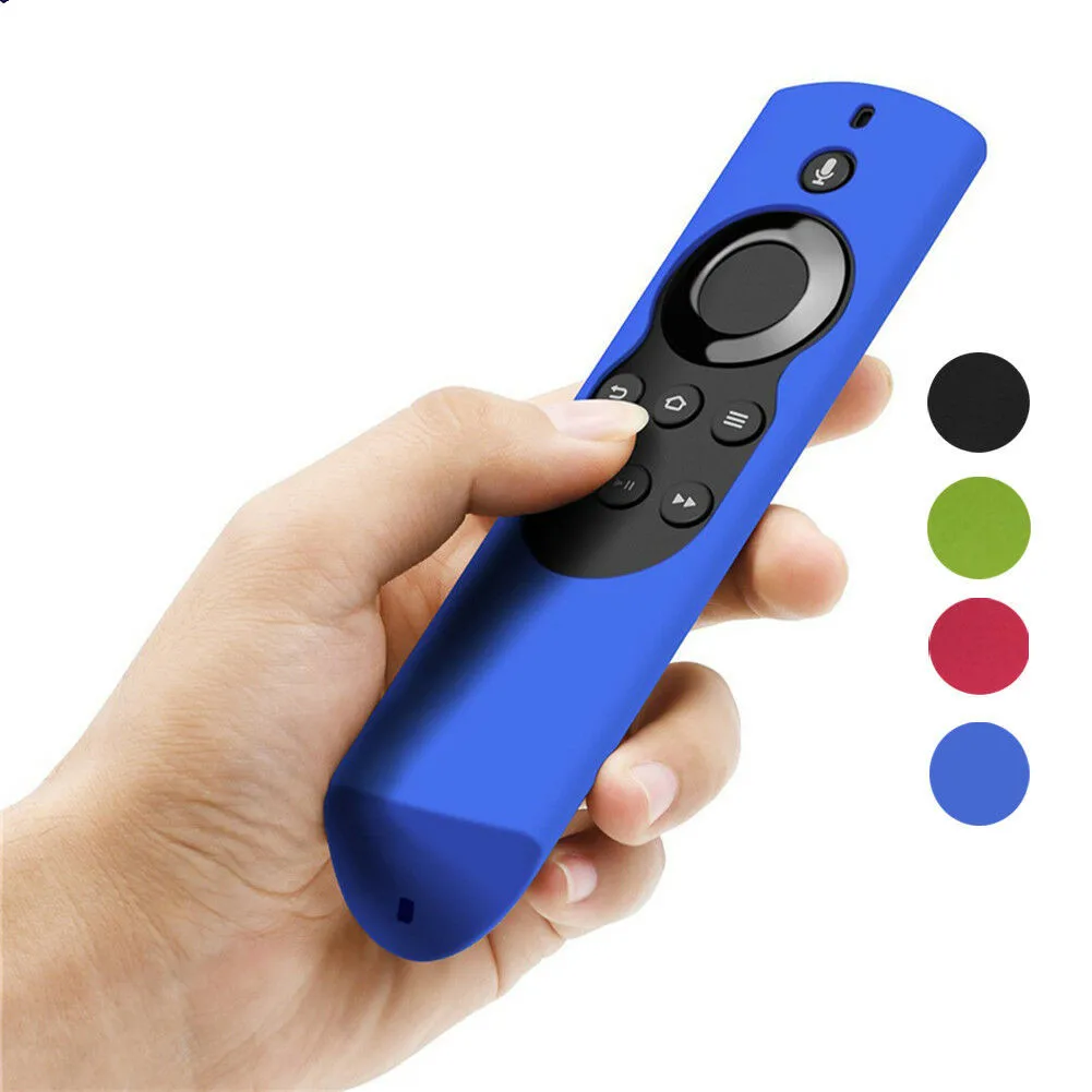 

2019 For Amazon Fire TV Stick Voice Remote Control Covers Anti Slip Protective Case Silicone Shockproof Case Cover