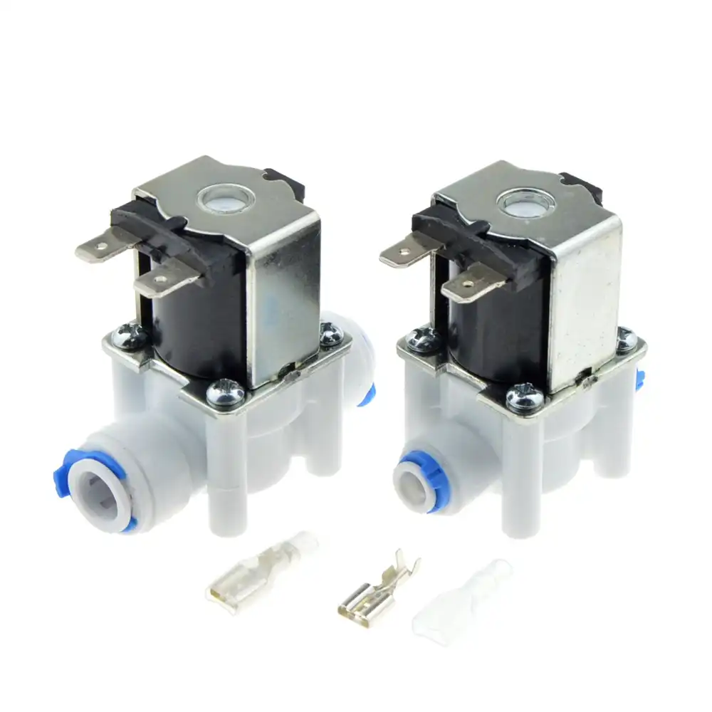 DC12V 6mm Normally-Closed Solenoid Valve Wasser Gas Luft Kunststoff Magnetventil