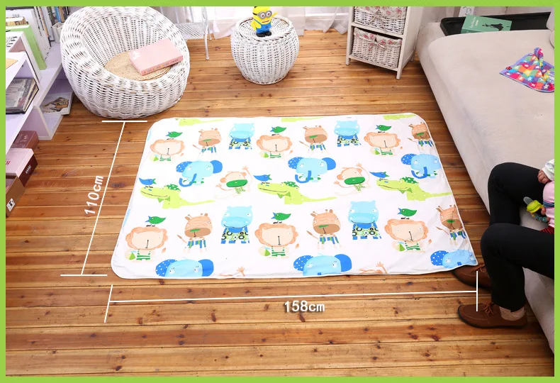 110*158cm Mattresses 3 Layers Cotton Soft Baby Diaper Waterproof Protection Crib Sheets Active Cushion Colchitas Para Bebe 2019 110*158cm Mattresses 3 Layers Cotton Soft Baby Diaper Waterproof Protection Crib Sheets Active Cushion Colchitas Para Bebe 2019