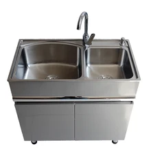 Movable Washboard Closet Floor Sink Detail: 80x48cm Steel Sink Balcony Lavatory Cabinet Bathroom Cabinet Combination