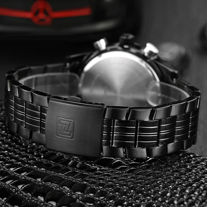 Часы NAVIFORCE мужские спортивные цифровые из нержавеющей стали кварцевые армейские