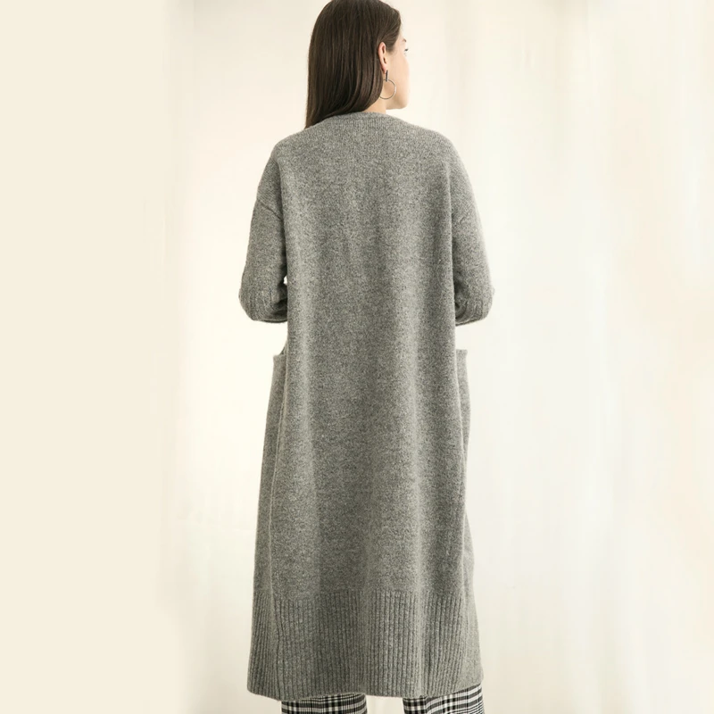 Brief Wool Cardigan Women Sweater 2018 Solid Double Pocket Cotton Cardigan Casual Loose Top Open Stitich Warm Thick Long Sweater Brief Wool Cardigan Women Sweater 2018 Solid Double Pocket Cotton Cardigan Casual Loose Top Open Stitich Warm Thick Long Sweater