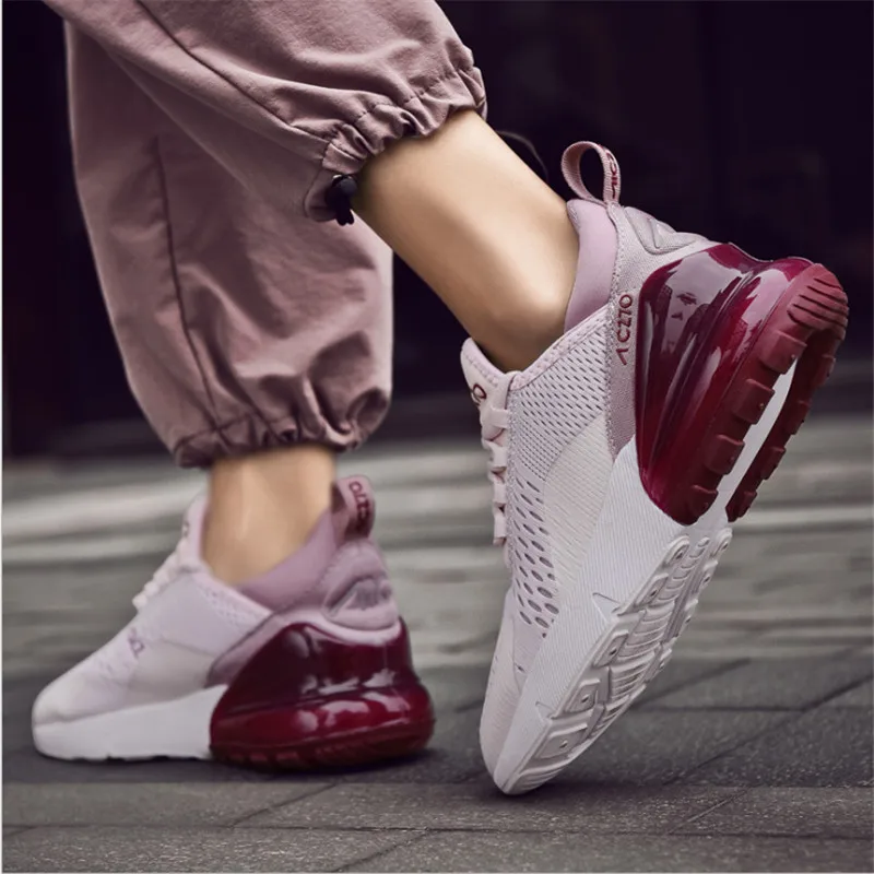

2019 Women's Sports Shoes Lightweight Running Shoes Ladies Air Soles Breathable High Quality Couple Outdoor Jogging Men Sneakers