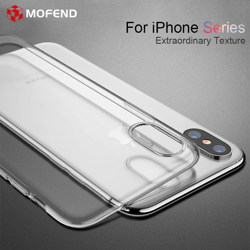 Mofend Transparent Silicone Phone Case For iPhone 5s 5 SE Soft TPU 6 case 6s Plus 7 8 |