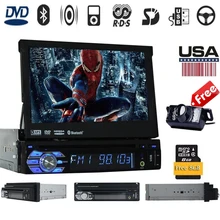 1Din Car Cassette recorder Audioradio DVD Player GPS Navigation car Multimedia player Stereo+Bluetooth+DVD Automotive+SD+USB+GPS