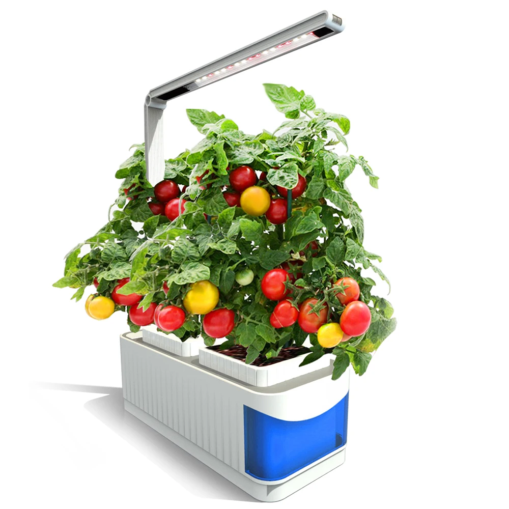 Многофункциональный Умный комнатный Набор для выращивания трав, садовых растений, гидропонная система для выращивания трав, светодиодный настольный светильник для чтения, AC100-240V