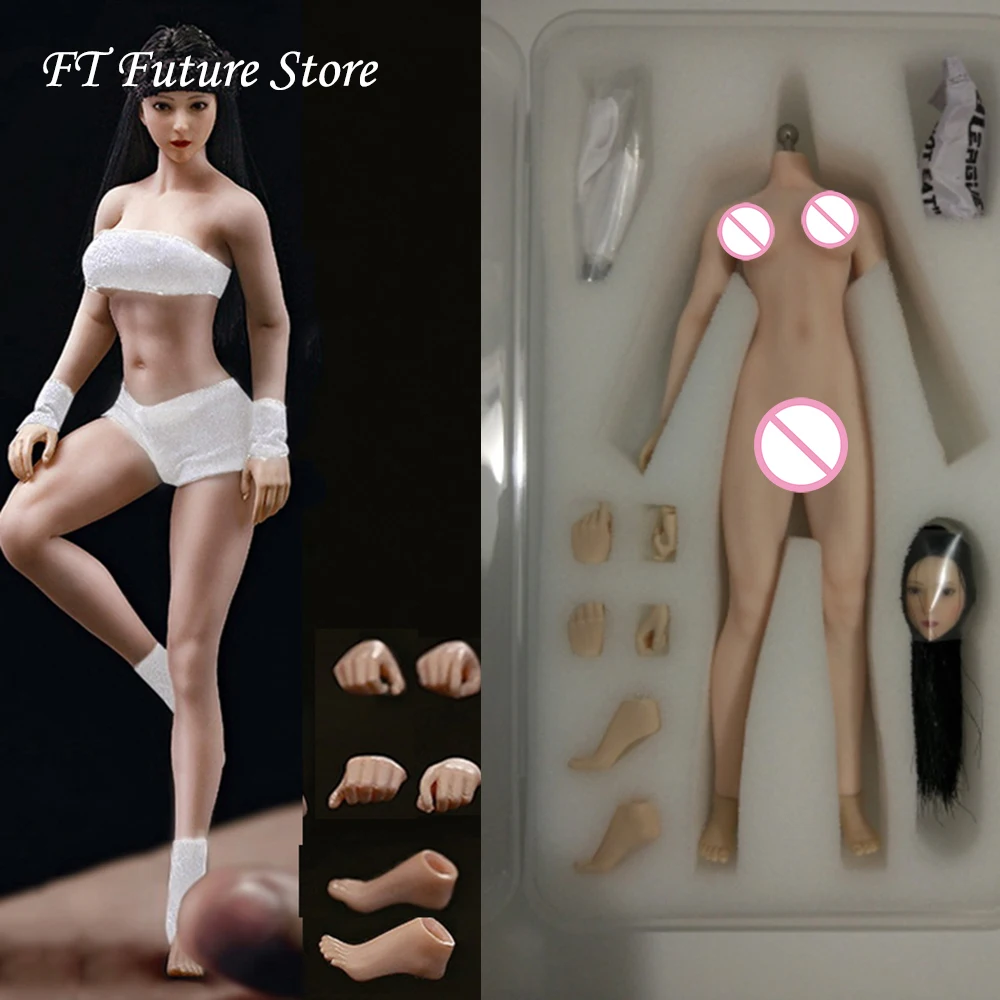 In Stock Collectible POPTOYS Modified Version 92003/92004 Xing 1/6 Female Body 12'' Flexible Action Figure Doll Suntan/Pale Skin