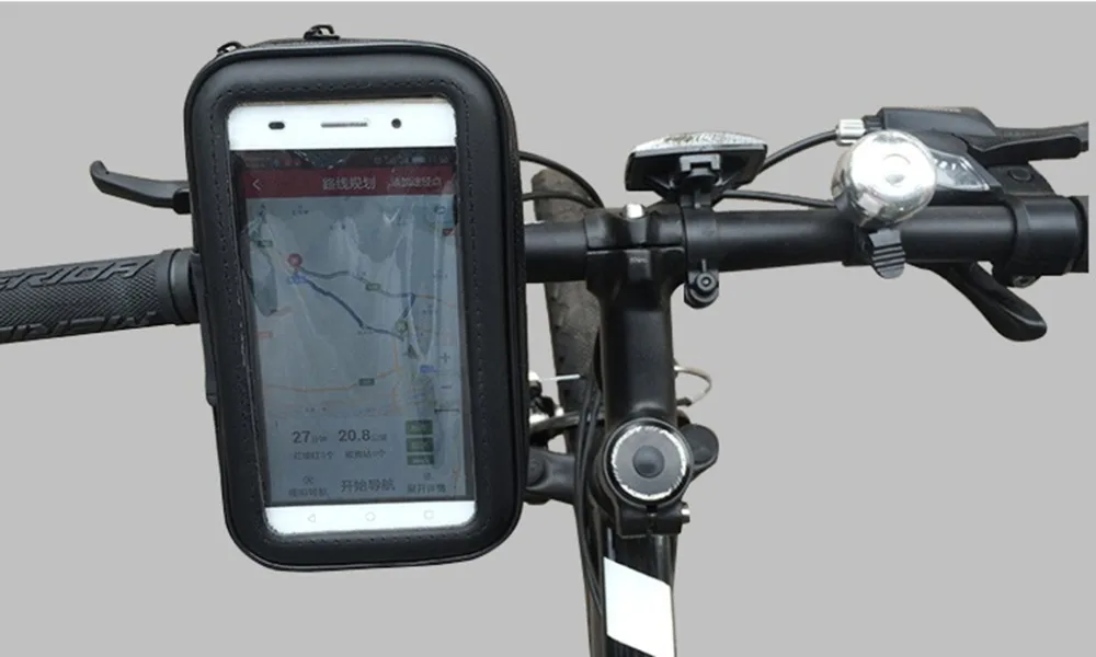 Универсальный держатель для телефона для мотоцикла, велосипеда, для iPhone 7, samsung, S8, TISKE, поддержка, подставка для мобильного телефона, водонепроницаемый чехол-сумка