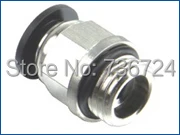 

PC 6-G01 6mm to 1/8" BSPP thread male straight coupling for pex pipes